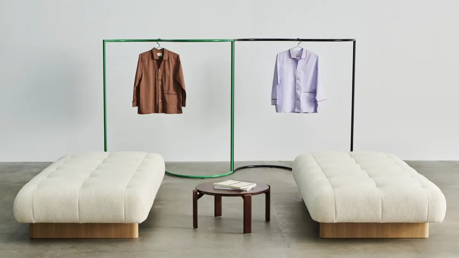 Hay - garderobestativ - Colour Rack - S-Shape - Jungle green - grøn