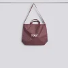Hay - Grid Crossover Bag - Medium - Burgundy