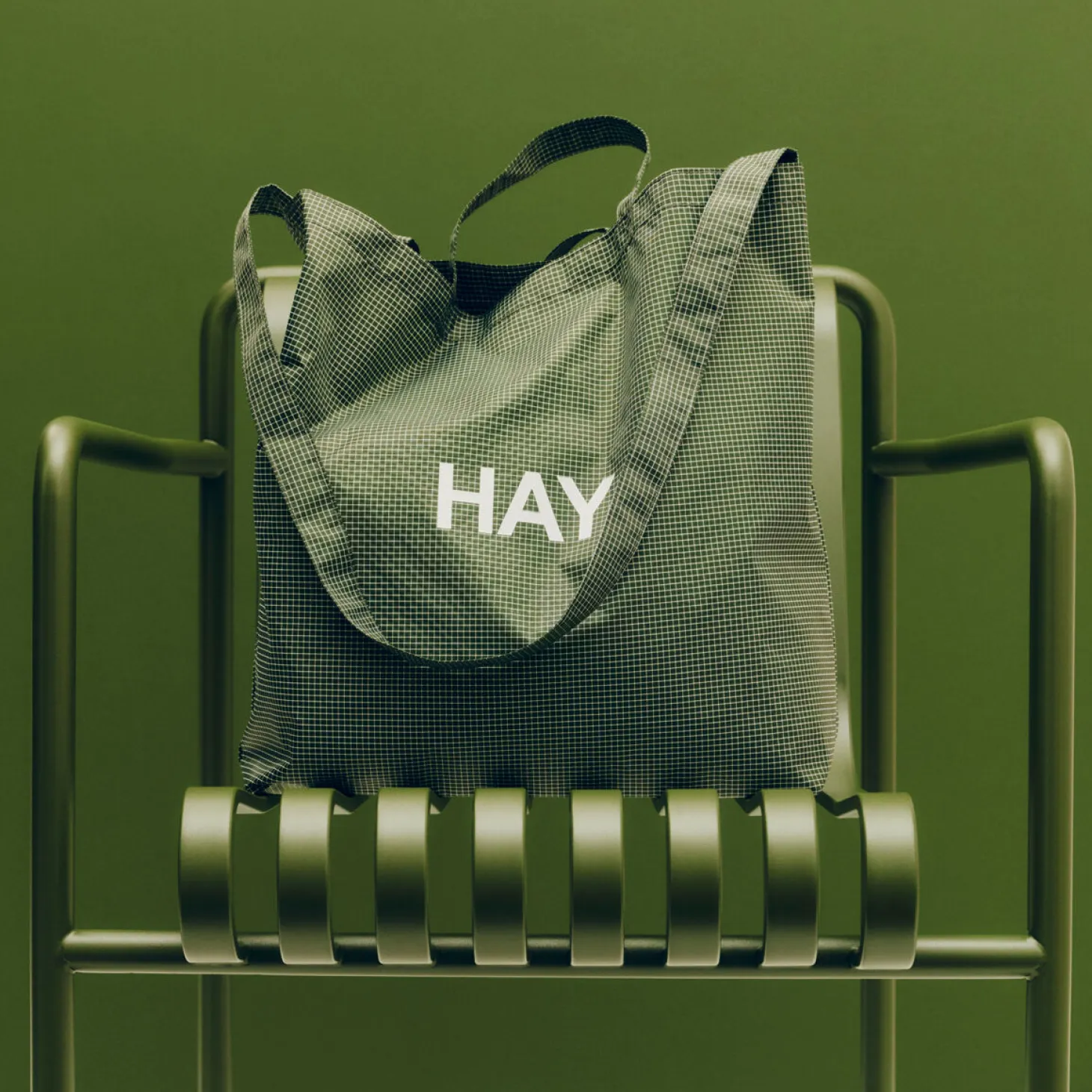 Hay - Grid Crossover Bag - Medium - Burgundy