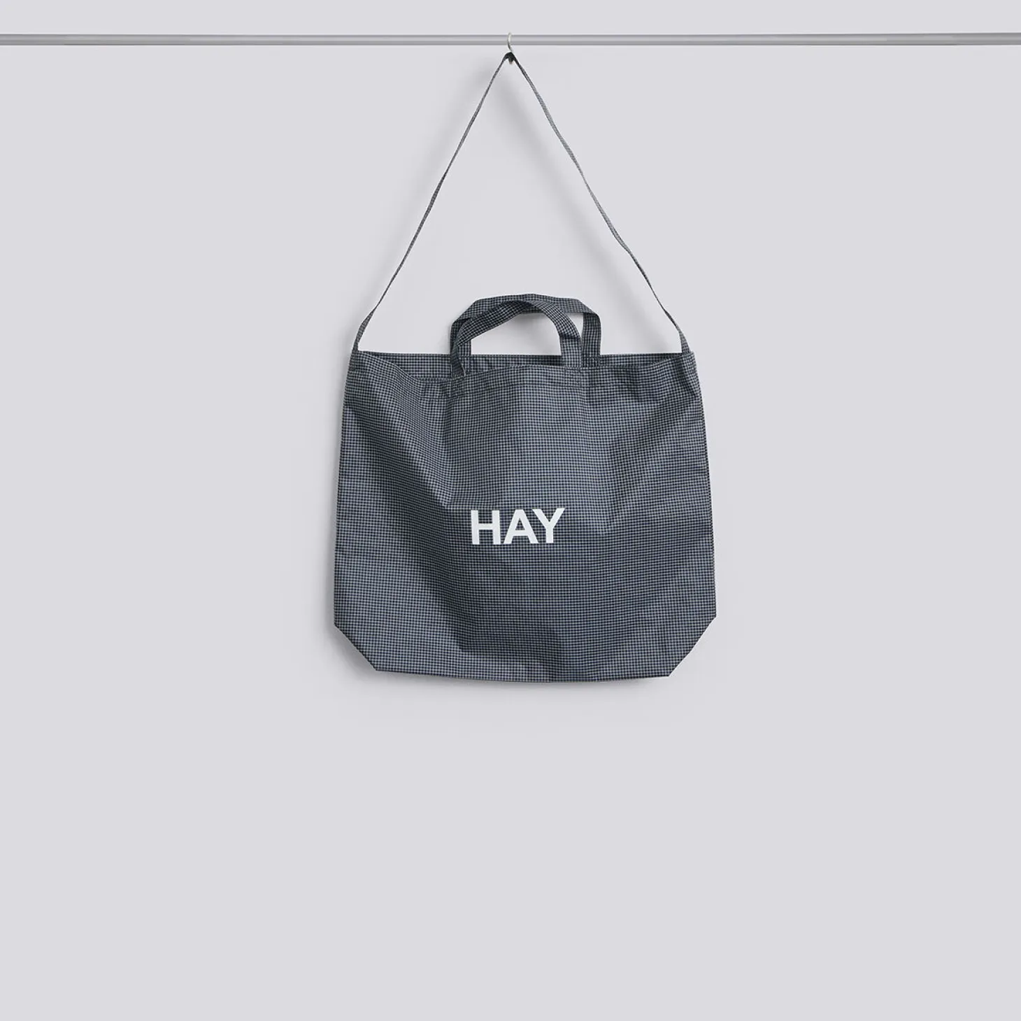 Hay - Grid Crossover Bag - Medium - Mørk blå