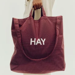 Hay - Grid Crossover Bag - Medium - Mørk blå