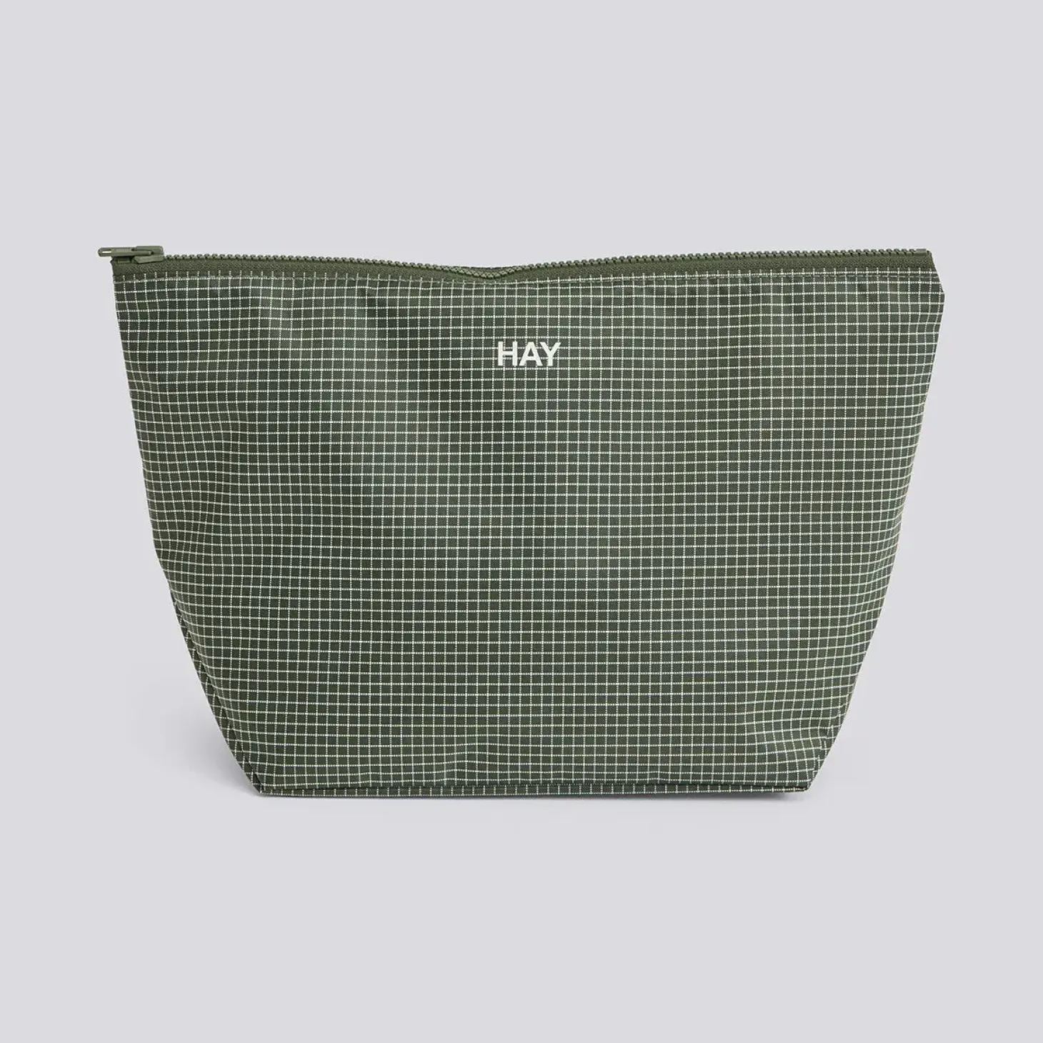 Hay - Grid Pouch - Medium - Mørkegrøn
