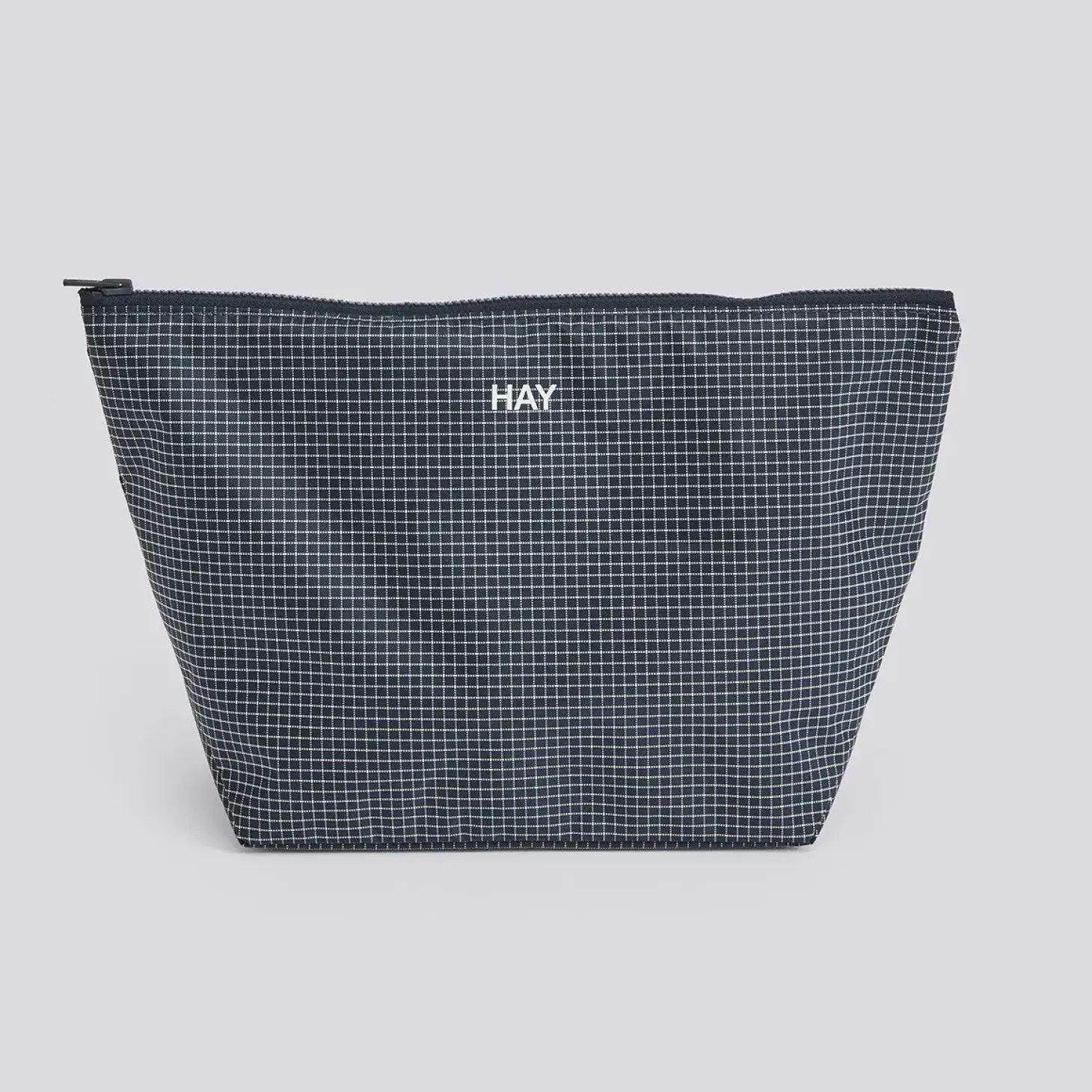 Hay - Grid Pouch - Medium - Mørkeblå