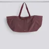 Hay - Grid Weekend Bag - Large - Burgundy