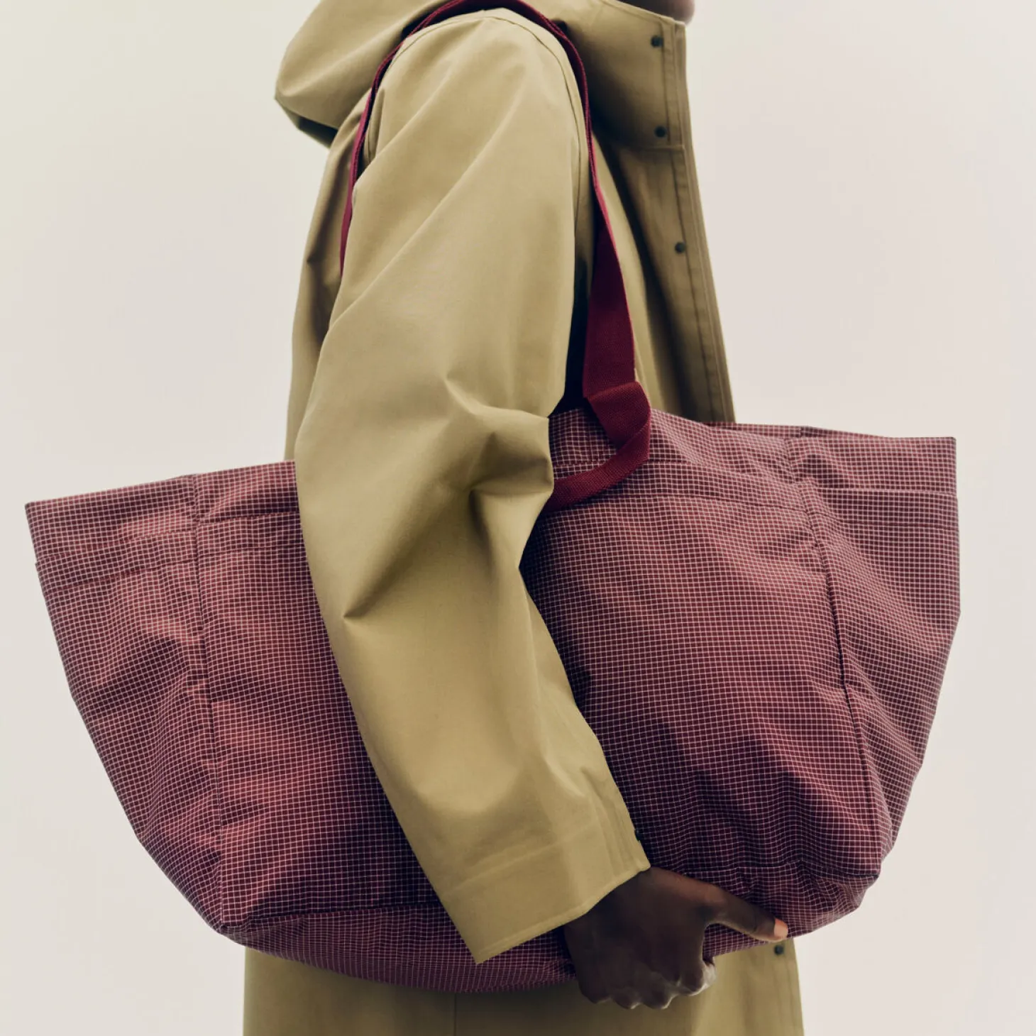 Hay - Grid Weekend Bag - Small - Blå