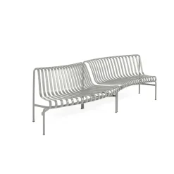 HAY - Havebænk - Palissade Park Dining Bench - In/Out - Starter - Lysegrå / Sky Grey (2 bænke)