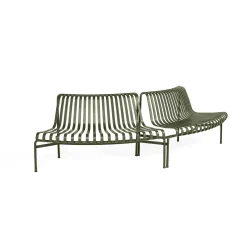 HAY - Havebænk Park - Palissade Park Dining Bench - 2xOut - Starter - Oliven (2 bænke)