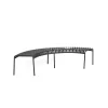 HAY - Havebænk Park - Palissade Park Bench - Anthracite (inkl. mellemben)