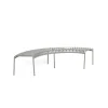 HAY - Havebænk Park - Palissade Park Bench - Lysegrå / Sky Grey (inkl. mellemben)
