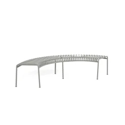 HAY - Havebænk Park - Palissade Park Bench - Lysegrå / Sky Grey (inkl. mellemben)