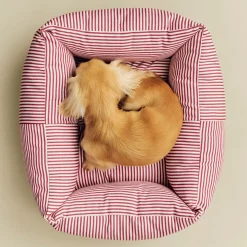Hay - HAY Dogs Bed Zip - Medium - Rød/Hvid