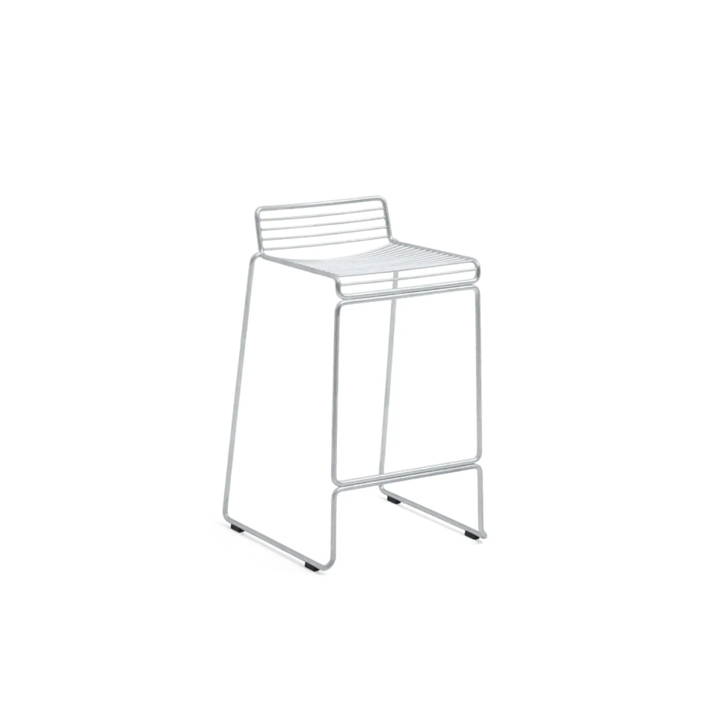 HAY - Hee barstol - Hot galvaniseret - Lav model
