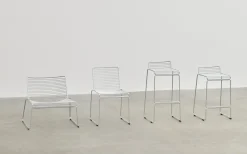 HAY - Hee barstol - Hot galvaniseret - Høj model