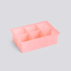 HAY - Isterningebakke - Ice Cube Tray - 6 Cubes - XX-Large - Pink