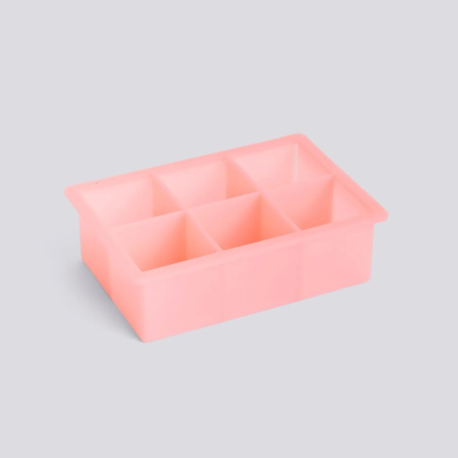 HAY - Isterningebakke - Ice Cube Tray - 6 Cubes - XX-Large - Pink