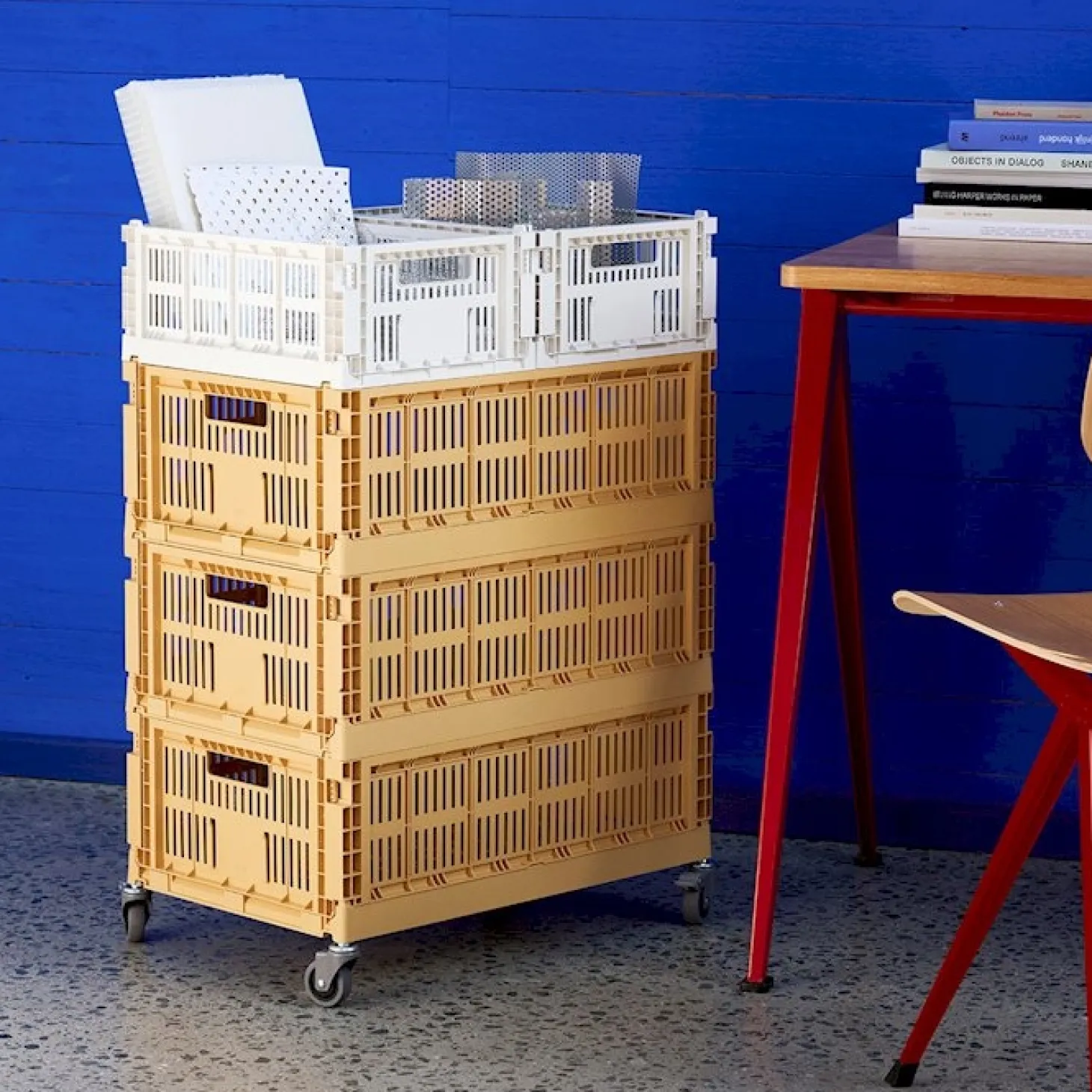 HAY - Låg til Colour Kasse - Recycled - Large - Off-White