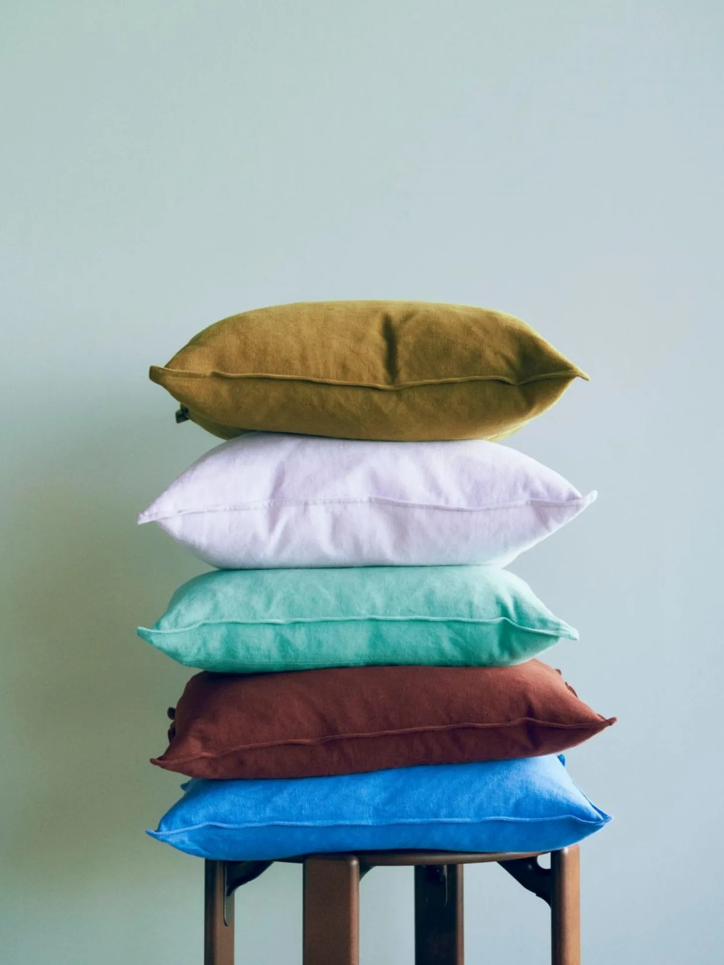 Hay - Linen Cushion - 50x50 - Iron Red - Iron red - 829