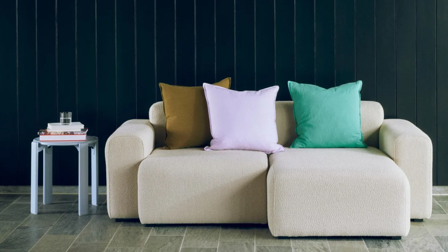 Hay - Linen Cushion - 50x50 - Lavender - Lavender - 829