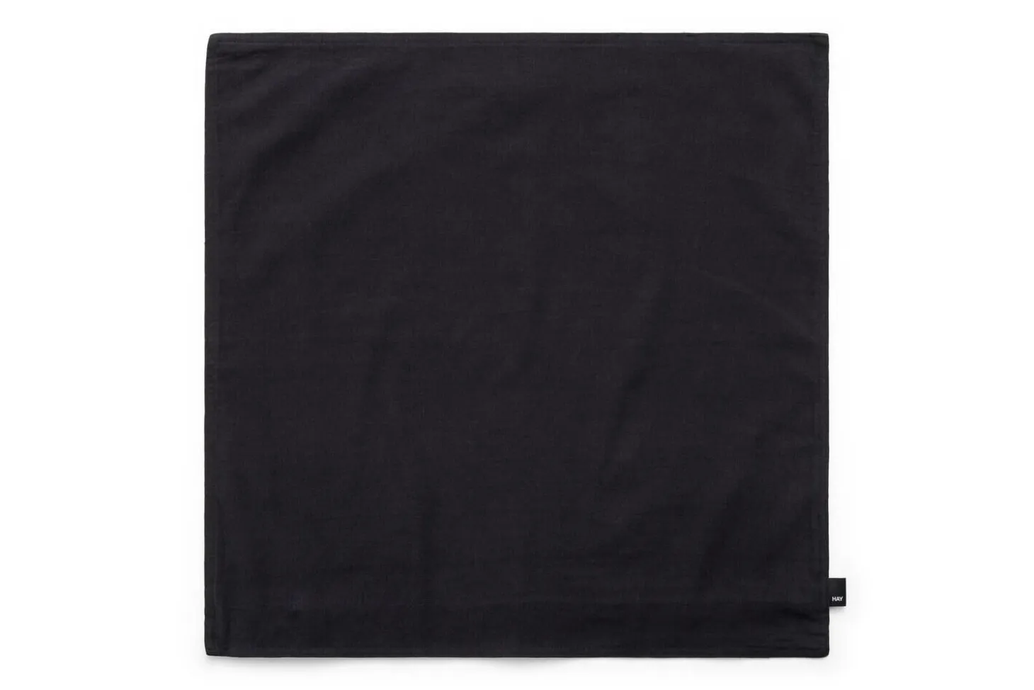 Hay - Linen Cushion Cover - 60 x 60 - Blue, black