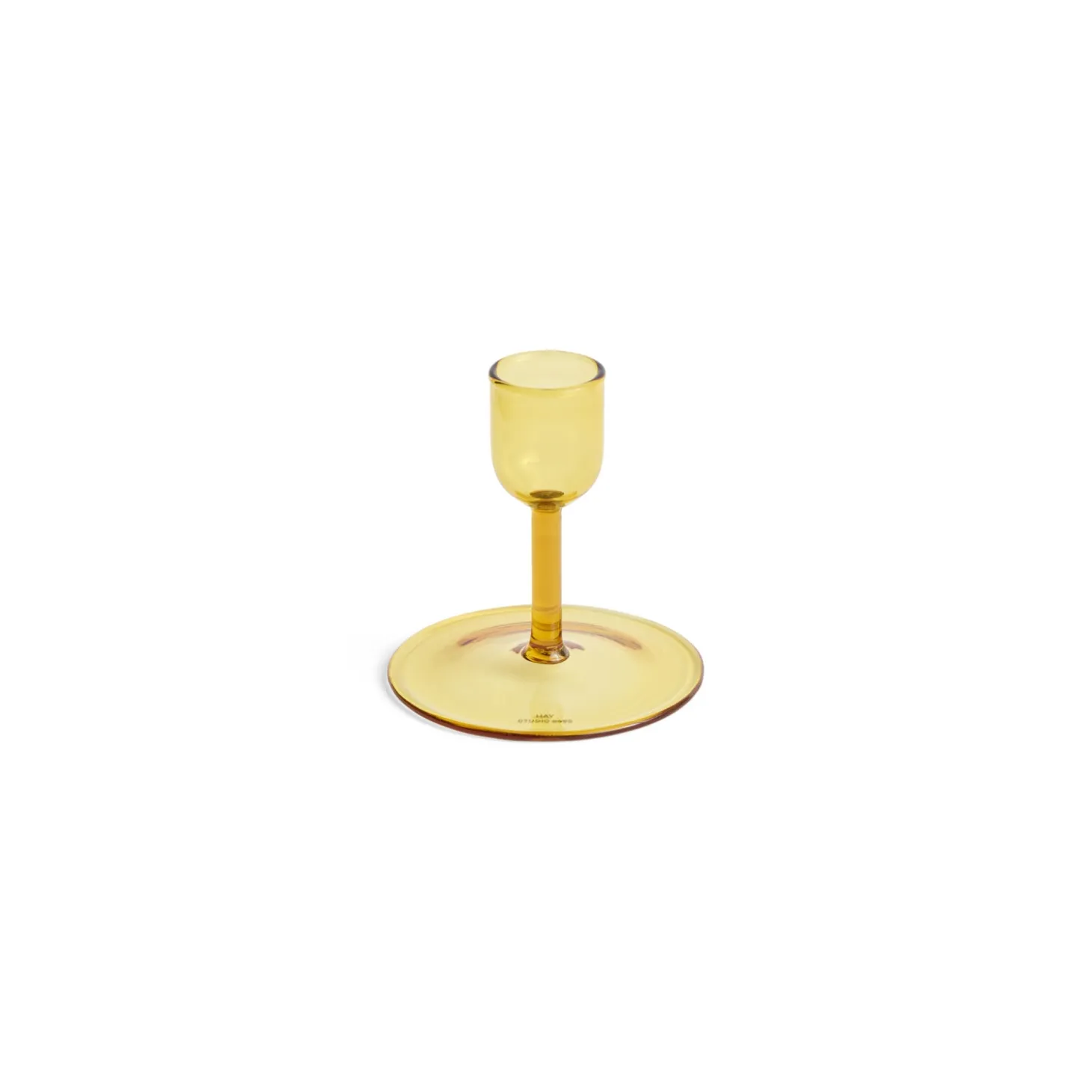 Hay - Lysestage - Tiny - Straight - Gul - Højde 7,7 cm