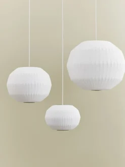 HAY - Nelson Angled Sphere Bubble pendant - Large - Off white