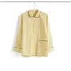 HAY - Outline Pyjama - Langærmet Shirt - S/M - Soft Yellow