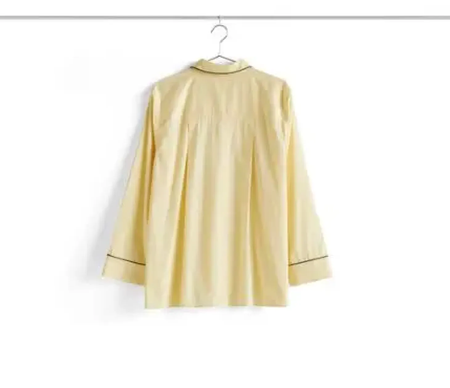 HAY - Outline Pyjama - Langærmet Shirt - S/M - Soft Yellow