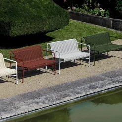 Hay - Palissade Cord Lounge Sofa - Iron red - Rød