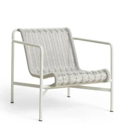 Hay - Palissade Cord Lounge Chair Low - Sky grey