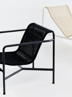 Hay - Palissade Cord Lounge Chair Low - Cream white