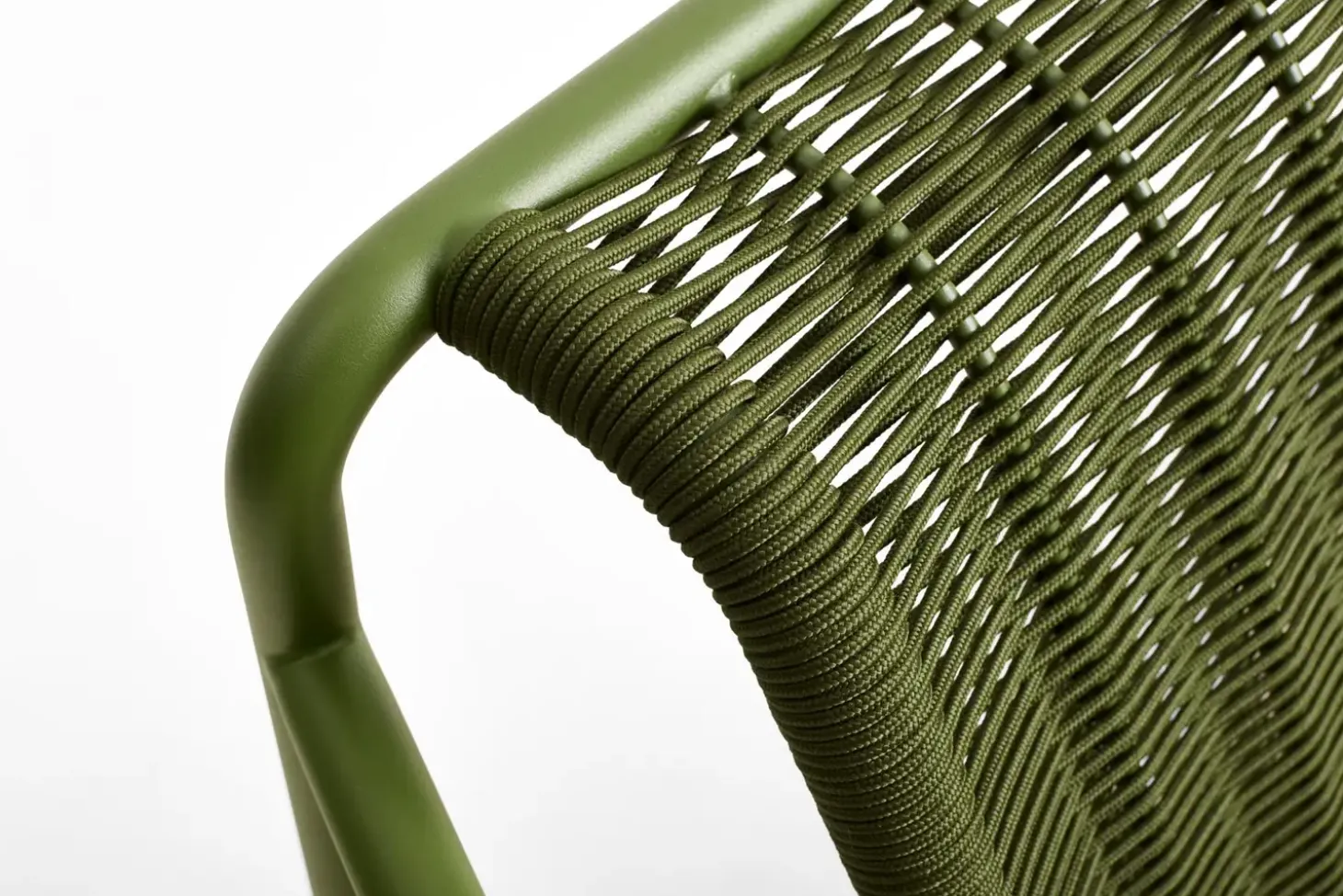 Hay - Palissade Cord Lounge Chair Low - Olive