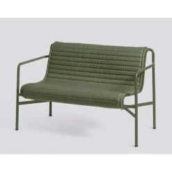 HAY - Palissade hynde quilted til Dining Bench - Oliven farve
