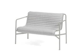 HAY - Palissade hynde til dining bench - Sky Grey, lysegrå, PALISSADE DINING BENCH QUILTED CUSHION