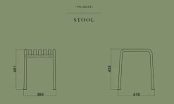 HAY - Palissade skammel antrachite - stool