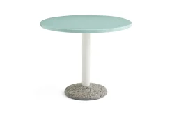 Hay - Palissade sæt - Ceramic bord og 2 spisebordsstole - Mint & Galvaniseret