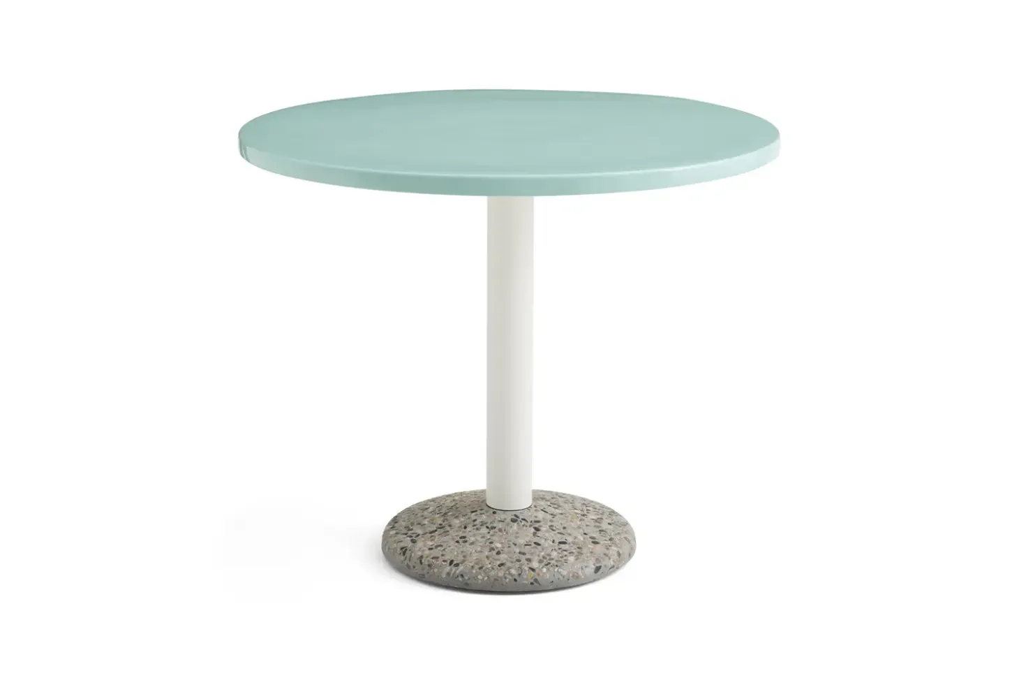 Hay - Palissade sæt - Ceramic bord og 2 spisebordsstole - Mint & Galvaniseret