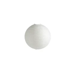 HAY - Paper Shade - Lampeskærm/Rispapir - Ø50 cm - Hvid