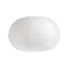 HAY - Paper Shade - Lampeskærm/Rispapir - ELLIPSE CLASSIC - Ø70 cm - Hvid