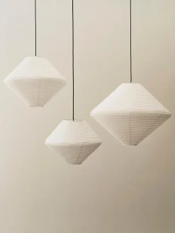 Hay - Paper Shade Diamond - Classic white - Ø50 cm