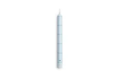Hay - Pattern Candle - Light blue with blue grid check
