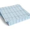 Hay - Pattern Napkins - Light blue and blue grid - Dinner