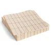 Hay - Pattern Napkins - Off-white and blue grid - Lunch