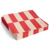 Hay - Pattern Napkins - Off-white and red - Lunch