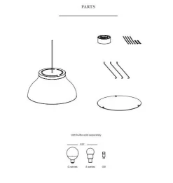 HAY - PC Pendant - small - ALUMINIUM