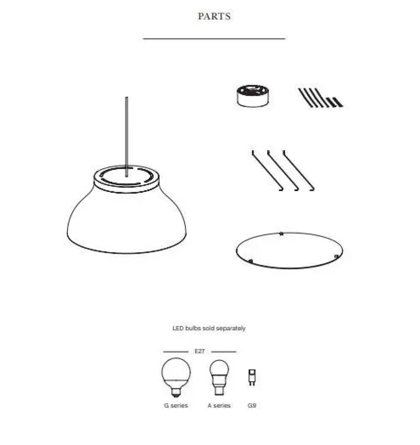 HAY - PC Pendant - small - ALUMINIUM