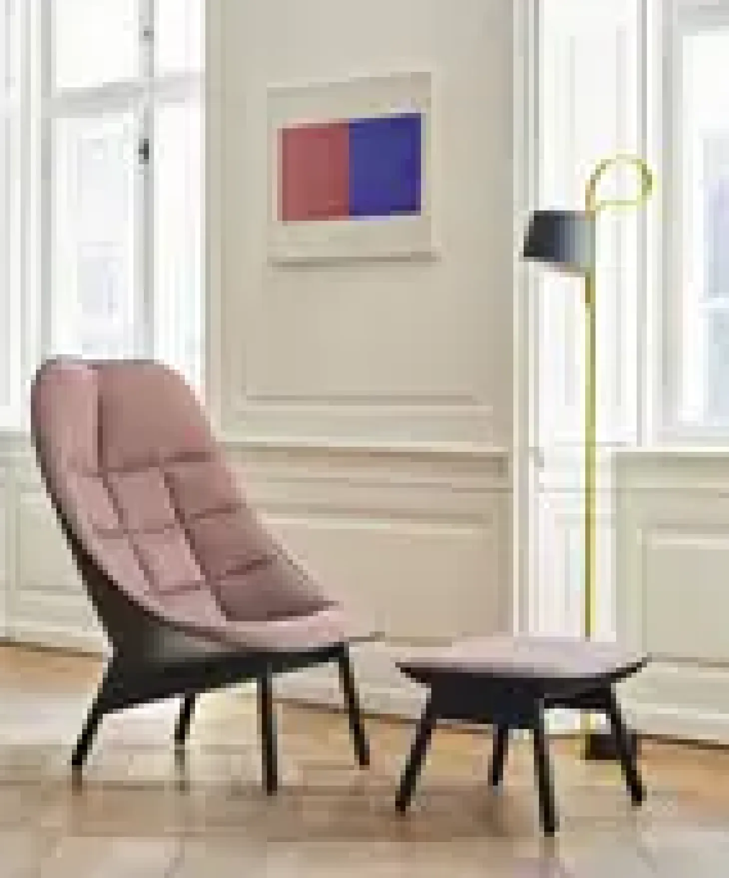 Hay - Puf - Uchiwa - Ottoman - Sort / Brun
