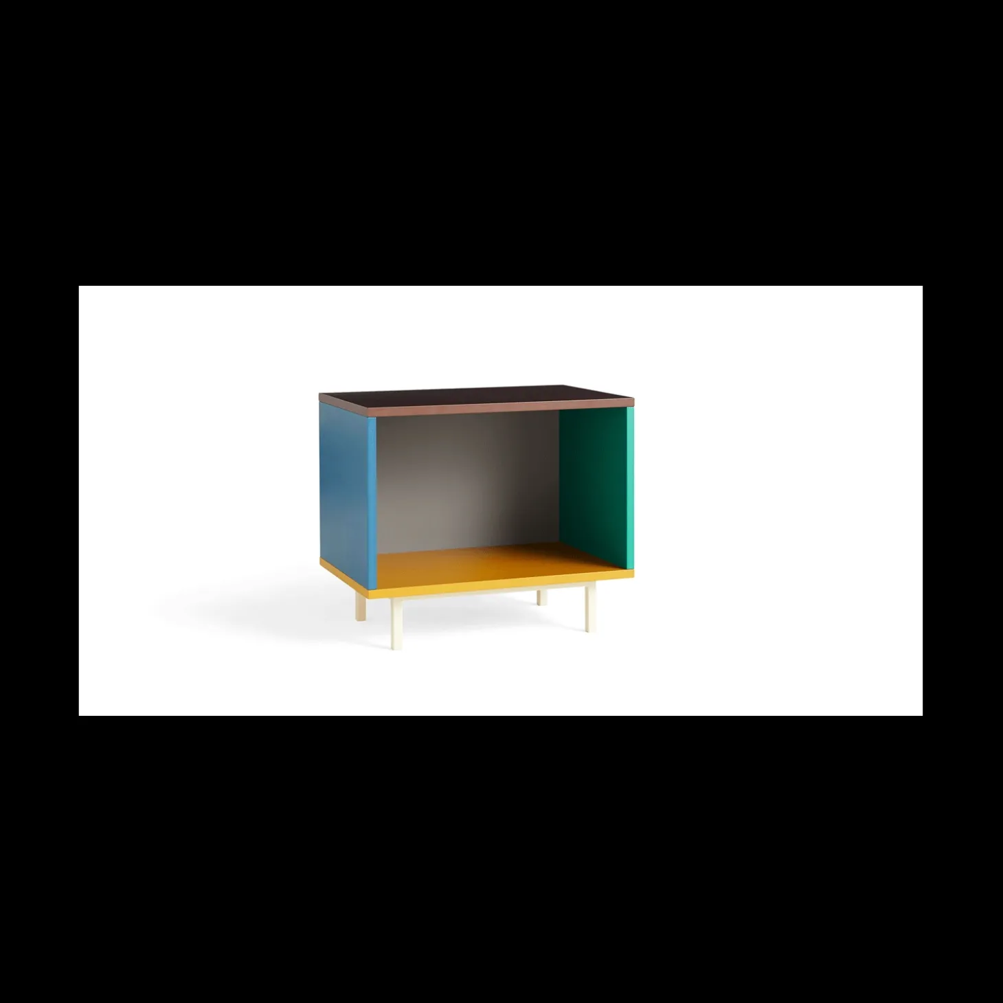 Hay - Reol til Gulv - Colour Cabinet - Multi farve - Small, B60 X D39 X H51 cm