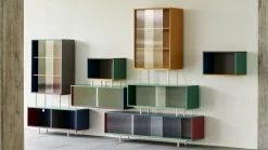 Hay - Reol til Gulv - Colour Cabinet - Multi - Large, B180 X D39 X H51 cm