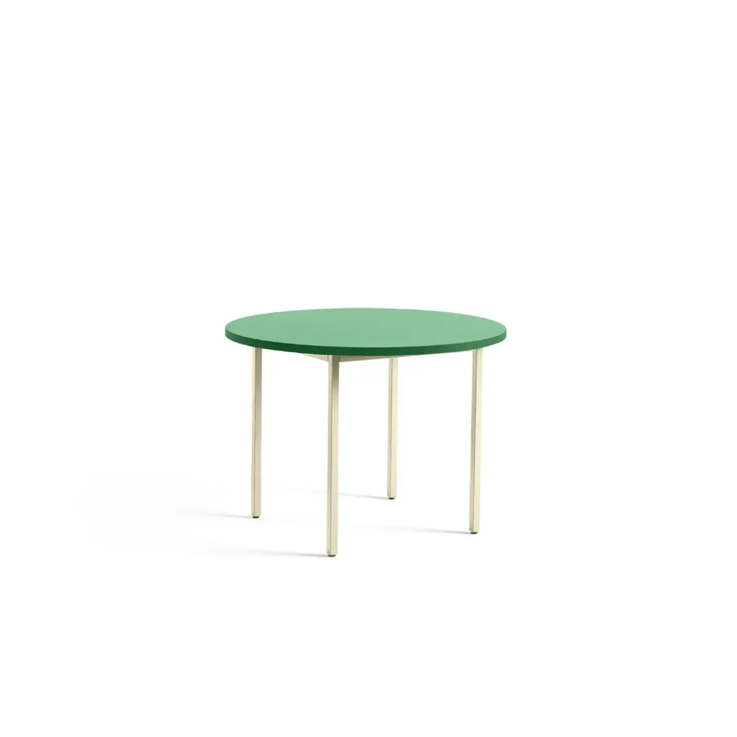 Hay - Rundt Bord Ø 105 cm - Two-Colour - Mintgrøn med creme hvide ben