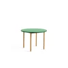 Hay - Rundt Bord ø105 cm - Two-Colour - Mintgrøn bordplade med okker gule ben